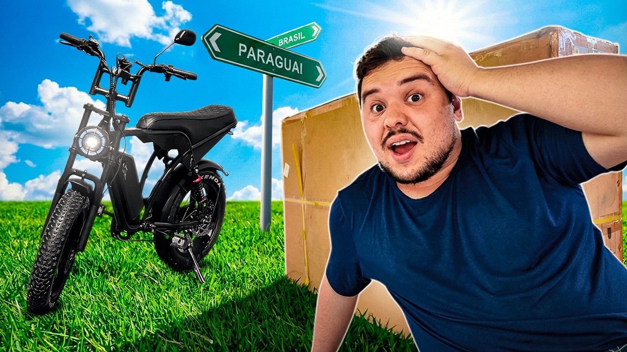 Fui pro PARAGUAI e voltei com uma BIKE ELÉTRICA 😱