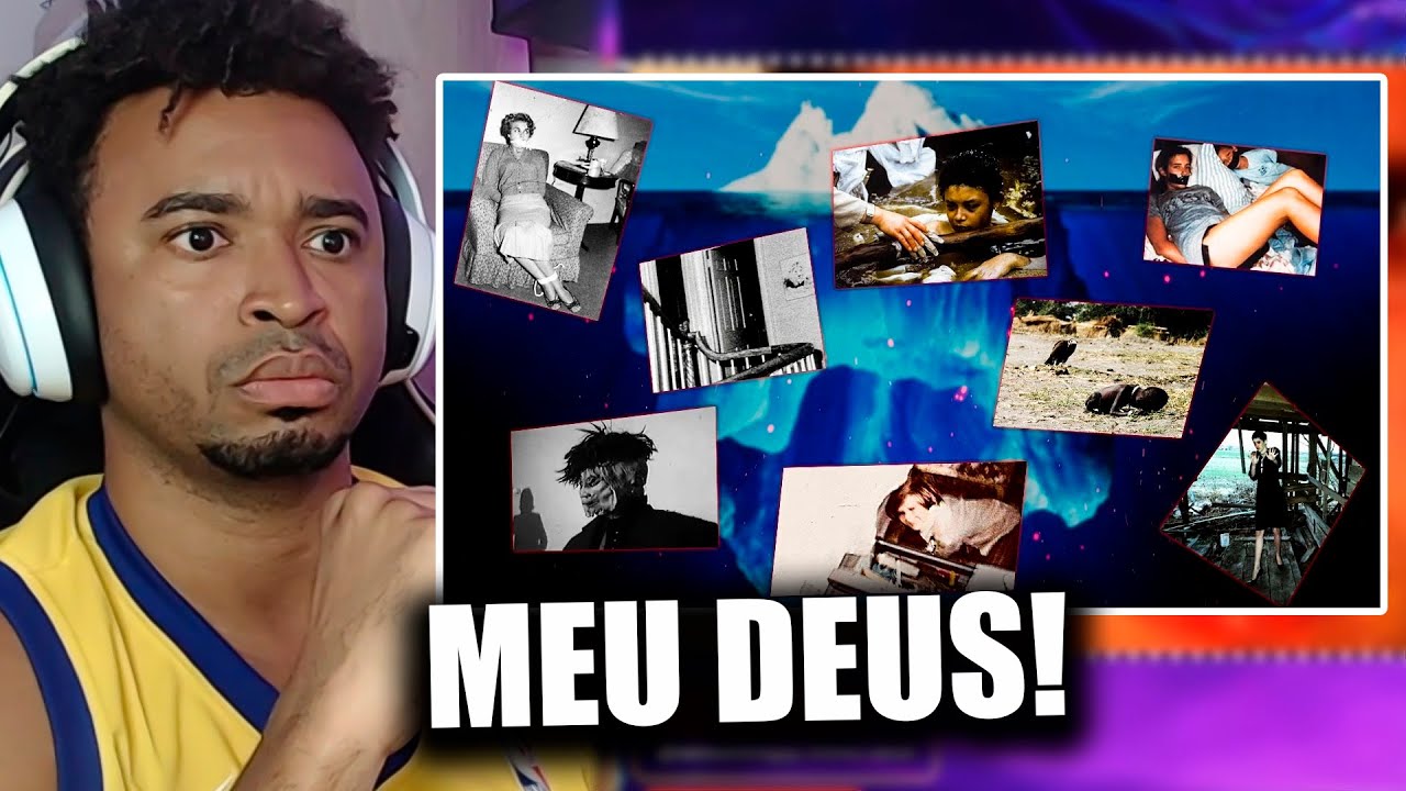O ICEBERG de FOTOS PERTURBADORAS com Histórias SINISTRAS | ALEXANDRE NA ÁREA #react