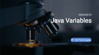 Variables in Java programming language - Types of Variables  #javaprogramming 