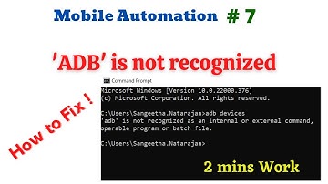 #MobileAutomation - 7 | How to Fix 