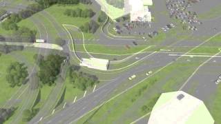 Route 7 over Dulles Airport Toll Road and airport access highway, Fairfax County