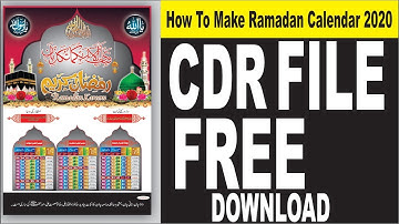 How To Design Ramadan-Calendar-2020 In-Coreldraw|| Future Academy