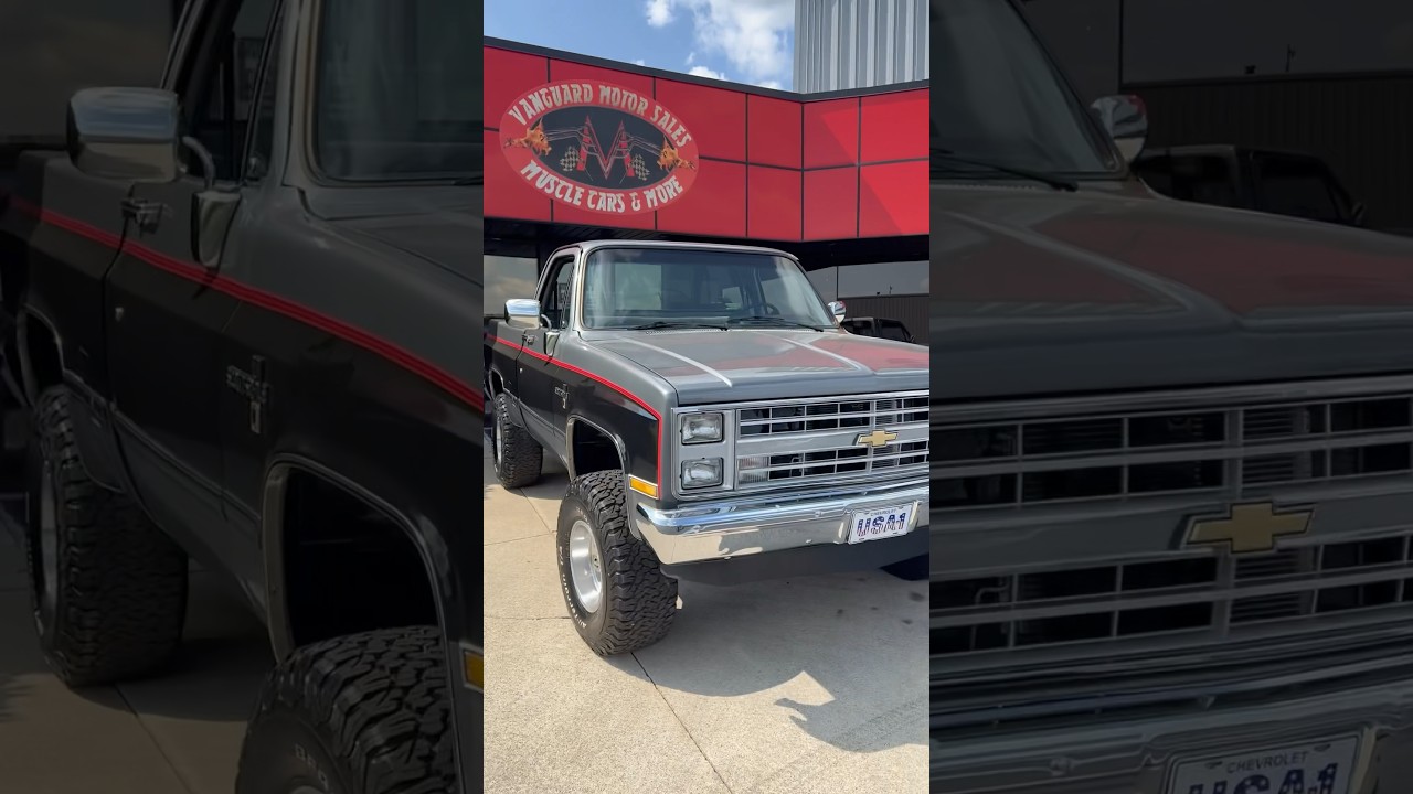 Check out this beautiful 1986 Chevrolet K-10 😍 Fresh off the truck !