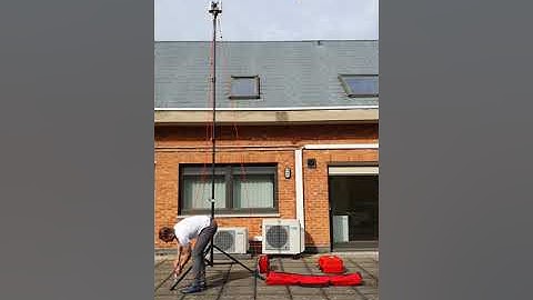 Hoog statief met Leica RTC360