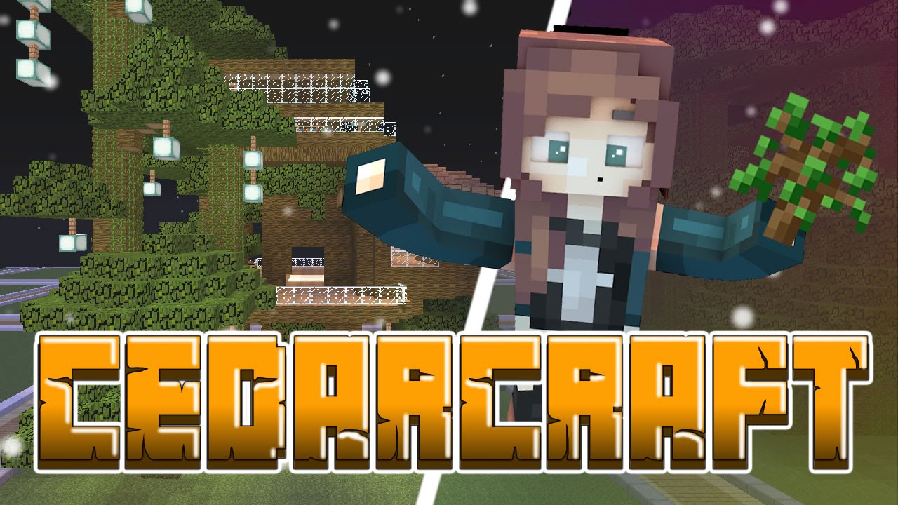 Tree House Build Competition | Ep 02 | Minecraft CedarCraft Server ...