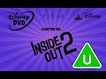 Closing to Inside Out 2 2024 UK DVD