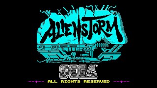 Alien Storm #4K #HQ intro + #music themes + gameplay ZX #Spectrum 128K #remastered #quality (1991)