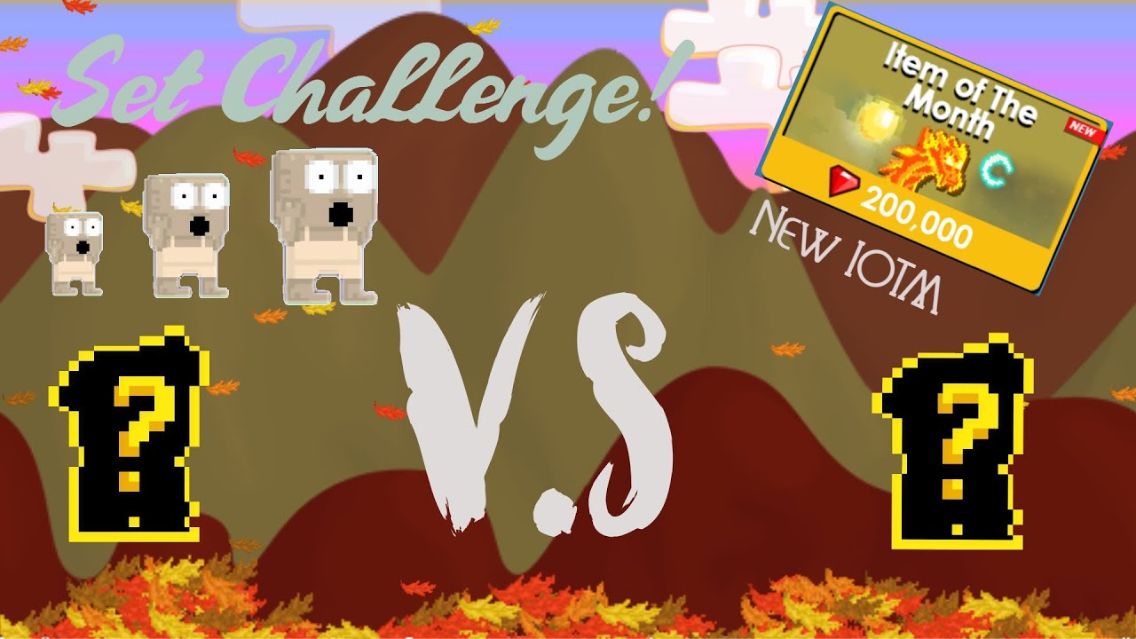 New IOTM Set Chanllenge + Reveal  Best Set Ever OMG!!  | Growtopia |