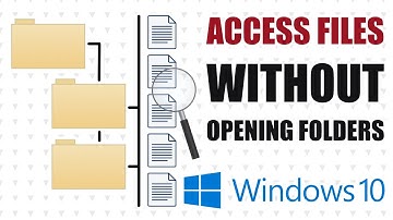 How To See and Use Subfolder Content by NOT Opening Primary Folder and Why it