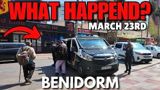 Benidorm Strip What Is Happening Today? Police Is Present Here