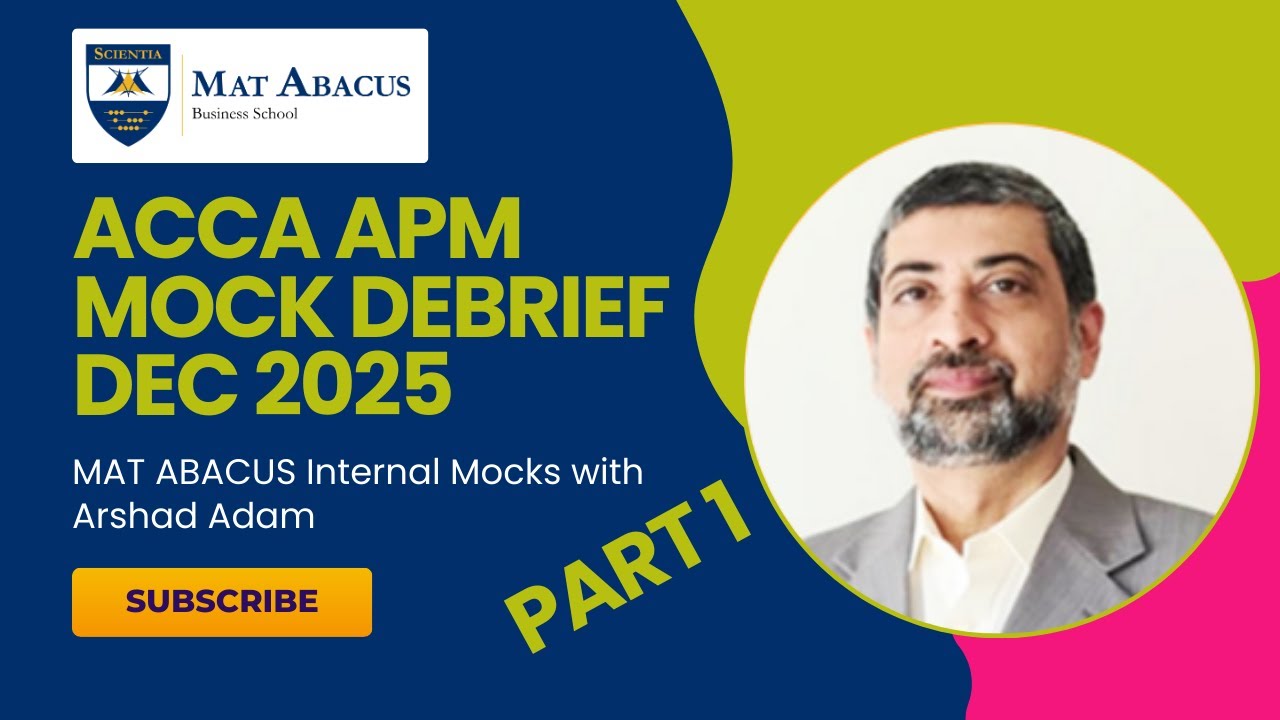 ACCA APM MOCK DEBRIEF DEC 2025 with ARSHAD ADAM