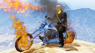 INSANE GHOST RIDER MOD! (GTA 5 Mods Funny Moments)