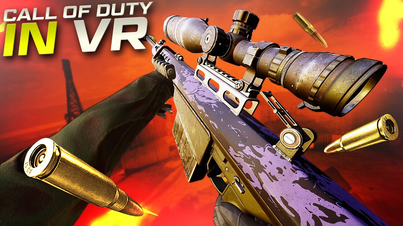 TRICKSHOTTING in CALL OF DUTY VR - YouTube