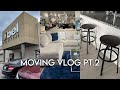 Moving Vlog Pt.2 | Shop With Me For My First Apartment! New Amazon Barstools + Couch