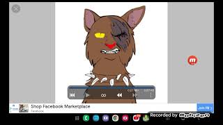Drawing mcmeow as a cat with a spiked collar Drawing mcmeow as a cat with a spiked collar