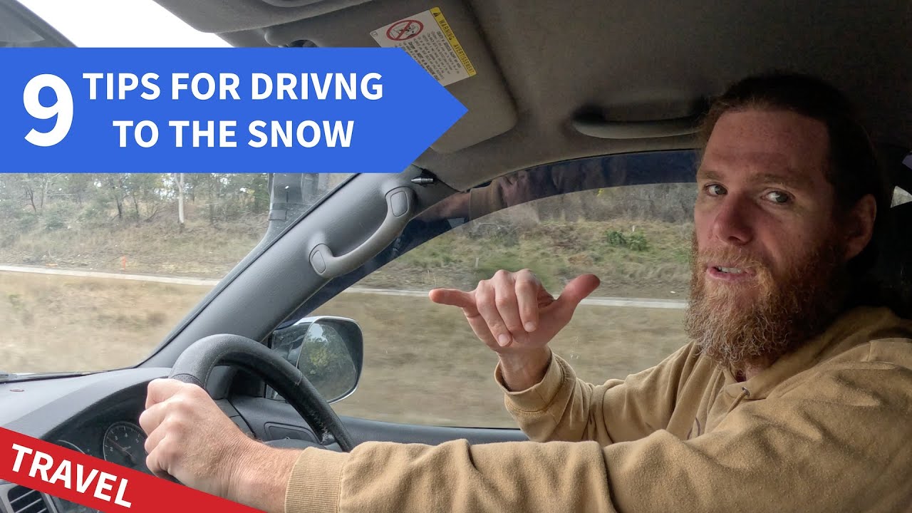 9 Travel Tips when Driving to the Snow - YouTube