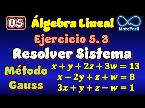 05.3 How to solve a system with more unknowns than equations VERY EASY STEP BY STEP