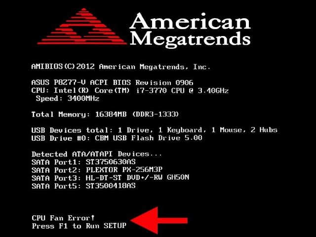 CPU Fan Error! Press F1 to Resume, FIXED! - CollegeStash