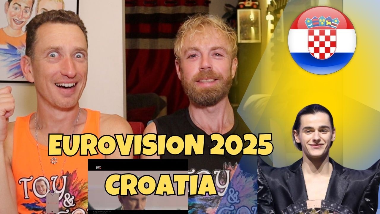 CROATIA EUROVISION 2025 REACTION - Marko Bosnjak - Poison Cake