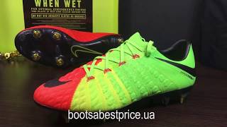 Футбольные бутсы NIKE HYPERVENOM PHANTOM III SG-PRO ANTI-CLOG обзор от Бутсы Супер-Цена