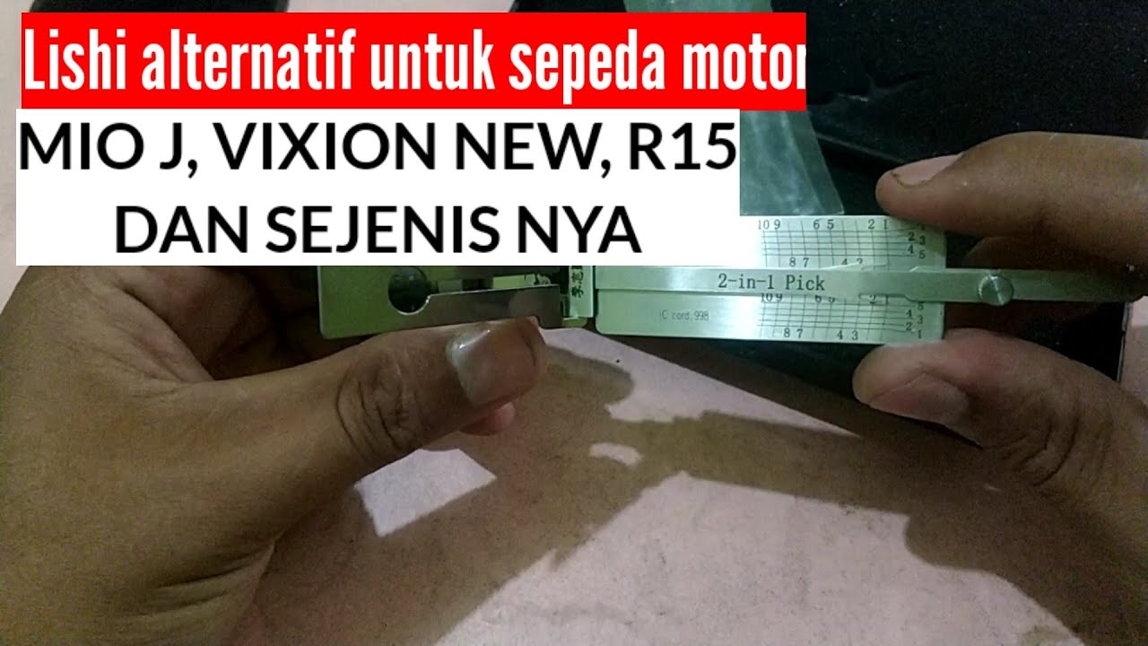LISHI MIO J, VIXION ROBOT, R15DAN SEJENISNYA (ALTERNATIF MNGGUNKN LISHI HU101)