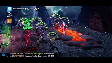 Marvel Strike Force Orchis Raid 1.3 - Mystic Node 1