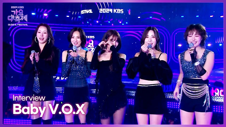 (Interview) Interview with Baby V.O.X [2024 KBS Song Festival] | KBS WORLD TV 241220