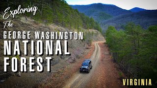 Exploring Virginia's George Washington National Forest Offroad  Sugar Tree Trail  Jeep JK Overland