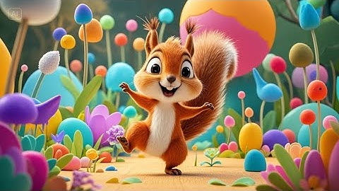 Squirrel, Squirrel Jump-Jump 🐿️ | The Squirrel Dance Song for Kids | Fun Animal Song for Toddlers