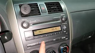 2010 Toyota Corolla - Radio / Stereo System Stopped Working Properly After Sitting In Sun For Hours?