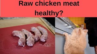 Can your cat eat raw chicken? Chicken necks served for dinner by Dream & Diamond Cats 1,993 views 3 years ago 3 minutes, 7 seconds