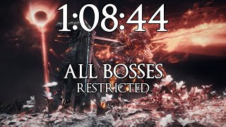 Dark Souls III | All Bosses Restricted | Le TOP 2 au moins l'espace d'un instant ! | 1:08:44