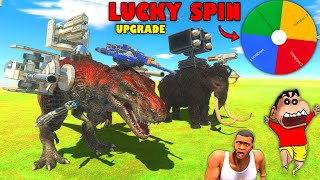 LUCKY MYSTERY SPIN BATTLES with SHINCHAN vs CHOP vs AMAAN-T in Animal Revolt Battle Sim LIVE UPGRADE screenshot 3