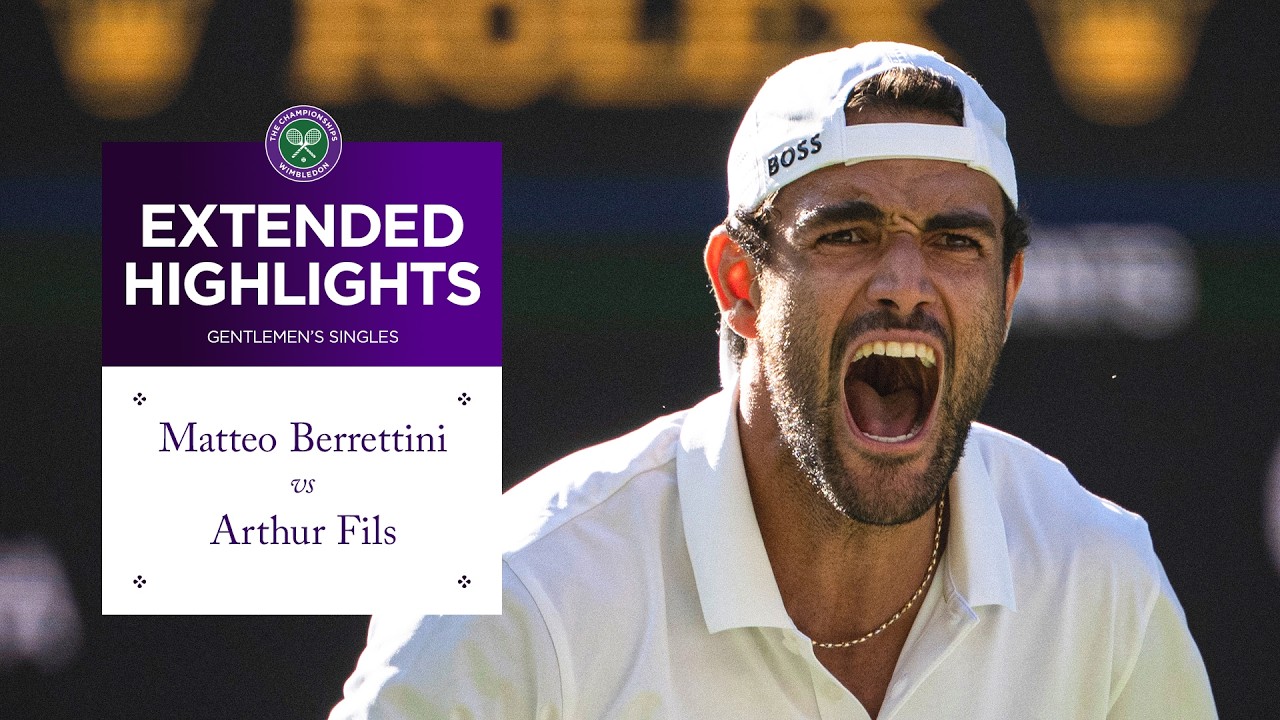 BRILLIANT Berrettini! | Matteo Berrettini v Arthur Fils | Extended Highlights | Wimbledon 2026