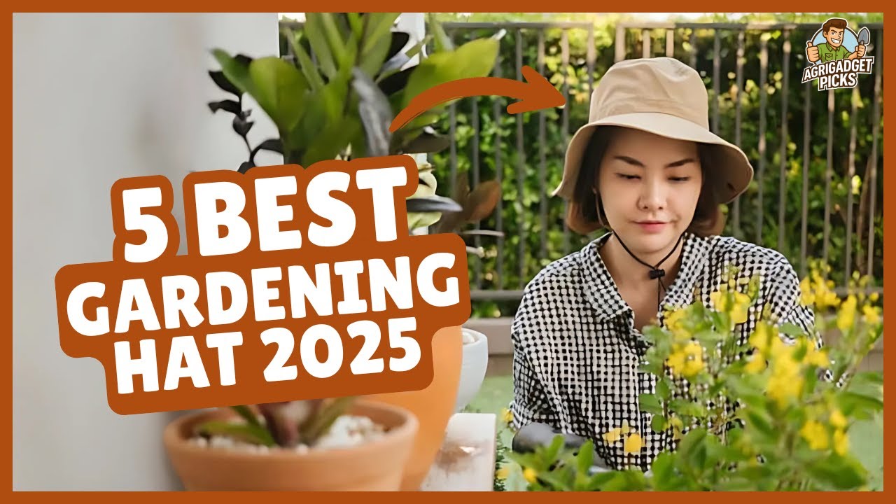 🌿 Top 5 Best Gardening Hats 2025 | Sun Protection & Comfort!