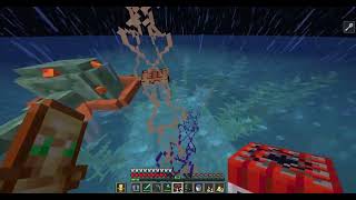Minecraft Gameplay 13....................Looting Ocean Monument......