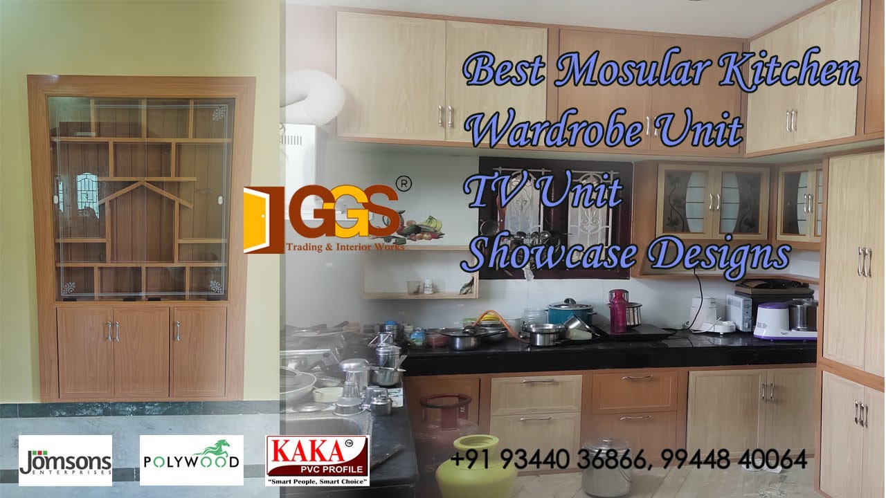 Low Budget PVC Modular Kitchen, Low Cost PVC Interiors, Low Cost PVC Interior Work - 9344036866
