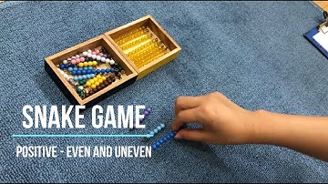 [VMI] Math - Snake Game : Positive - Montessori