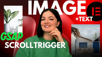 GSAP IMAGE REVEAL ON SCROLL TRIGGER - Elementor Wordpress Tutorial Flex Container