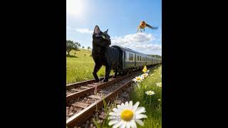 black beauty 😻❤#cat #funny #cute #shortsviral
