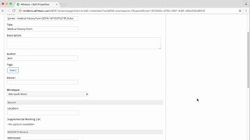 Alfresco Governance Services 2.6 - Edit record metadata