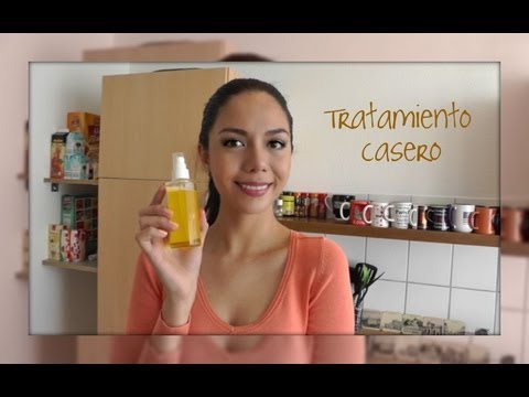 Las máscaras para los cabellos del vinagre y el aceite de ricino