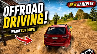 Extreme Offroad SUV Driving Gameplay | Insane Dirt Road Adventure 🚗🔥 screenshot 1