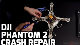 DJI Phantom 2 Drone Crash Repair Body Shell Replacement / Zenmuse H3-3D Upper Bracket