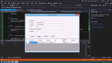 Insert, Update and Delete with C# and MySql (02)