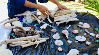 DIY Wind Chime Sea Shells and Sea Glass