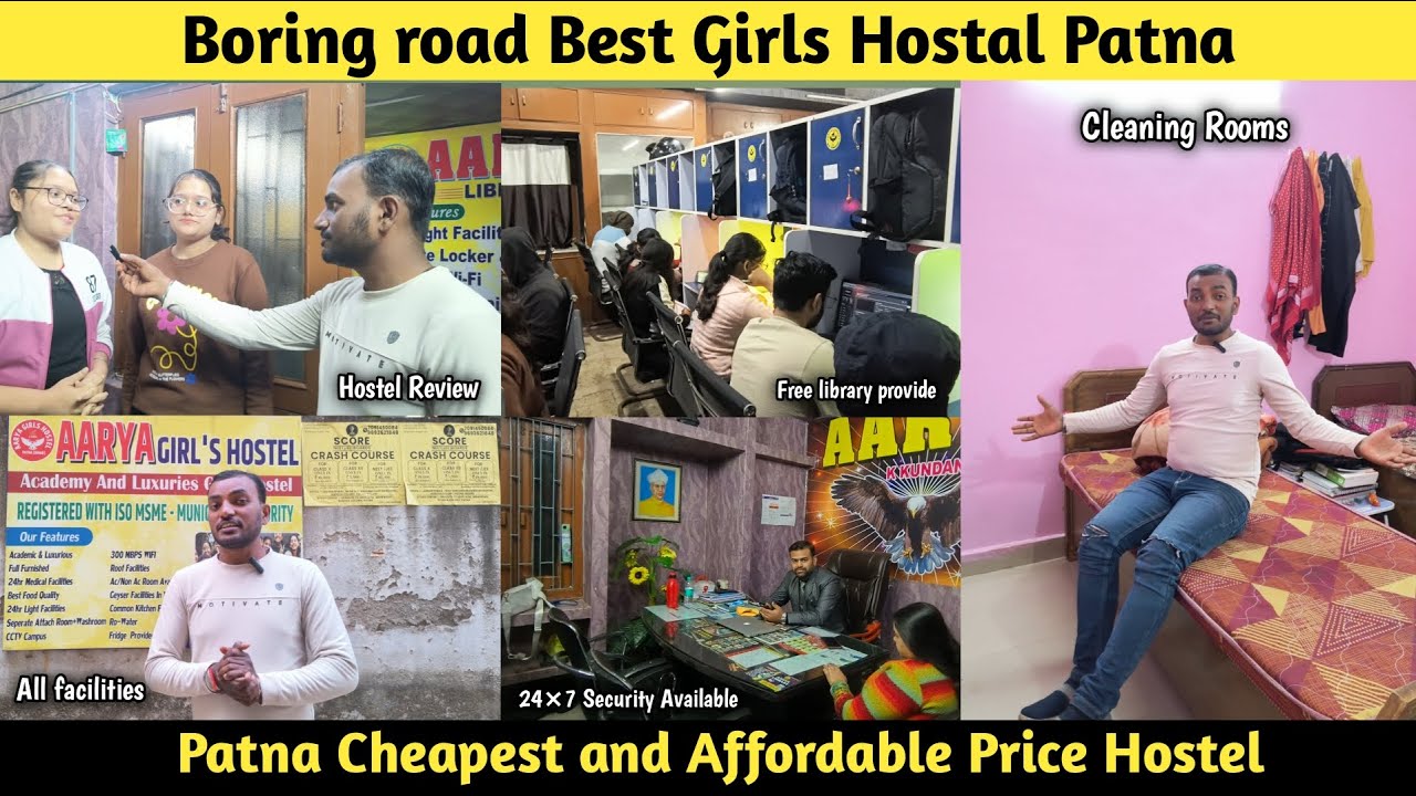 Boring Road Best Girls Hostel in Patna 😊 || Affordable price Hostel | 