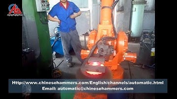 how to  produce gear rings Anyang automatic forging press linewith forging robot
