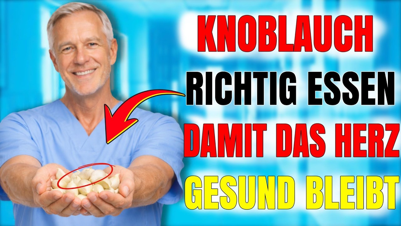 Knoblauch auf nüchternen Magen 20 Tage lang: SCHÜTZT DAS HERZ und FÖRDERT DIE GESUNDHEIT