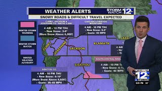 Wednesday, December 7th Evening Weather